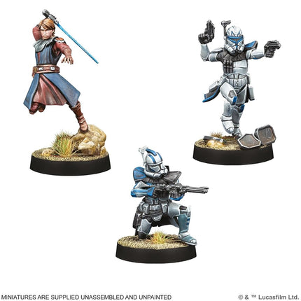 Asmodee | Star Wars: Legion Heroes of The 501st Character Pack | Miniatures Game | Ages 14+ | 2 Players | 90 Minutes Playing Time