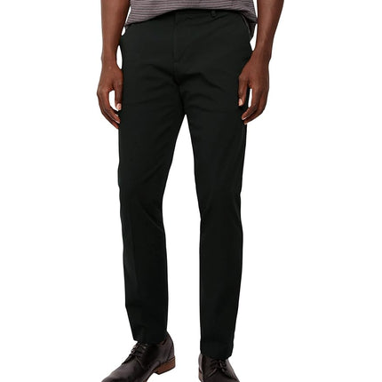 Dockers Men's City Trouser Slim Fit Smart 360 Tech Pants, Mineral Black (Waterless), 38W x 32L