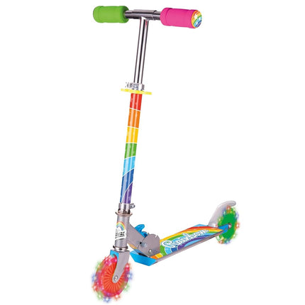 Ozbozz RAINBOW SCOOTER with Friction Activated Lig