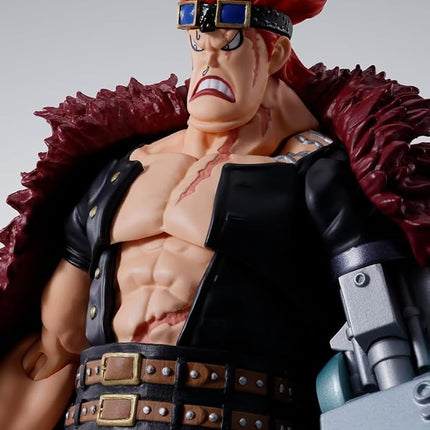 TAMASHII NATIONS One Piece figurine S.H. Figuarts Eustass Kid -The Raid on Onigashima- 15 cm, Red