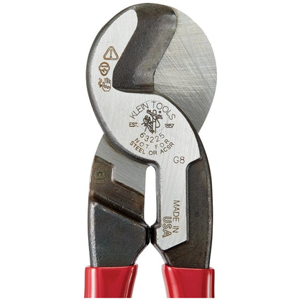 Cable Cutter, 9-Inch High Leverage Cutter for Aluminum, Copper and Communication Cable Klein Tools 63225