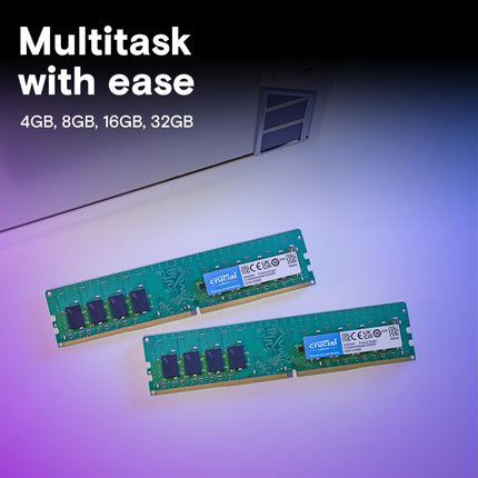 Crucial DDR4 RAM 16GB 3200MHz CL22, Desktop Computer Memory (or 2933MHz, 2666MHz) - CT16G4DFRA32A