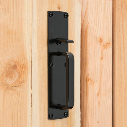 National Hardware N109-050 Gate Thumb Latch, Black