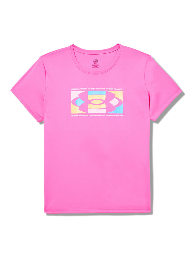 Under Armour girls Tech Big Logo Twist Short Sleev