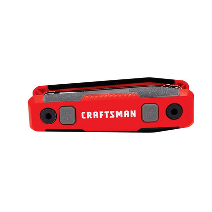 CRAFTSMAN Hex Key Set, SAE, Folding Locking 8 Piec