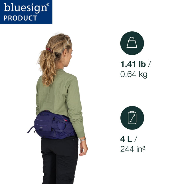 Sac à dos de VTT Osprey Raven 4L avec poche d'hydratation, Deep Fig, Deep Fig, Taille unique, Sac à dos de VTT avec poche d'hydratation