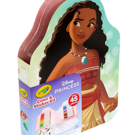 Crayola Disney Princess Color & Activity Set, 20 Coloring Book Pages, Princess Stickers, Gift for Girls & Boys