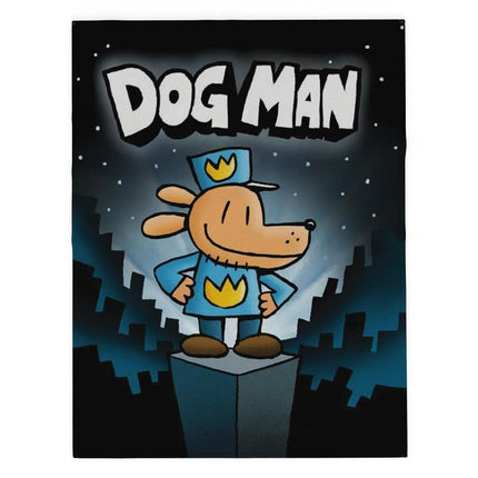 Manta de felpa suave y acogedora Franco Dog Man Supa Book para niños, 46 x 60 pulgadas (producto con licencia oficial)