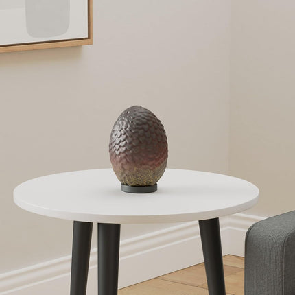 Game of Thrones - Drogon Egg Replica - Hand Painted Resin Collectible - Display Stand Included - The Noble Collection
