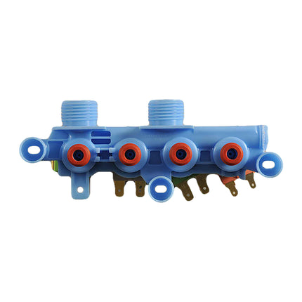 Válvula de entrada de agua de lavadora GE WH13X26637 (sustituye a: WH13X24058)