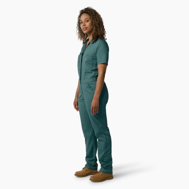 Dickies mens W Ss Flex Coverall, Lincoln Green, X-Small