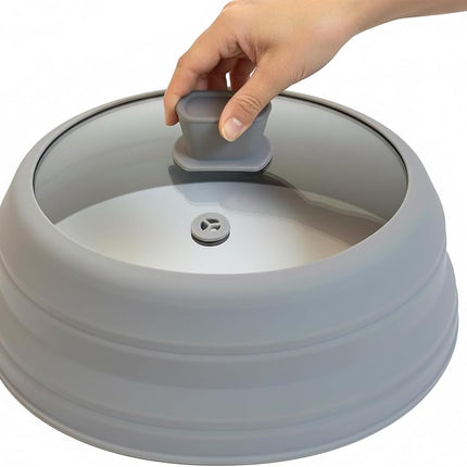 Microwave Splatter Cover 27cm, Collapsible Cookwar