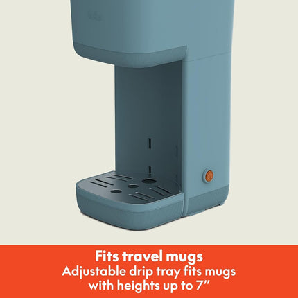 Bella – Cafetière à dosette individuelle, compatible avec les dosettes K-Cup et le café moulu, avec accessoires amovibles, réglables, réutilisables et lavables au lave-vaisselle, arrêt automatique, infuse de 17 cl à