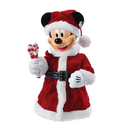 Kurt Adler 10-Inch Mickey Mouse Treetop/Tablepiece with Bendable Arms, Red, 10-inches