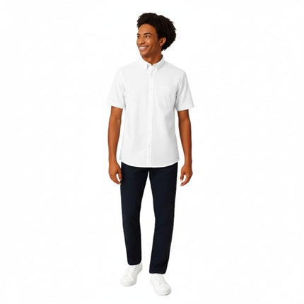 French Toast Boys' Se9005y Dress Shirt, White, S