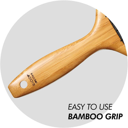 Sam Villa Signature Series Bamboo Paddle Brush, 4.4 Ounce