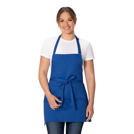 Chef Works Unisex-Adult Three Pocket Apron, Royal,