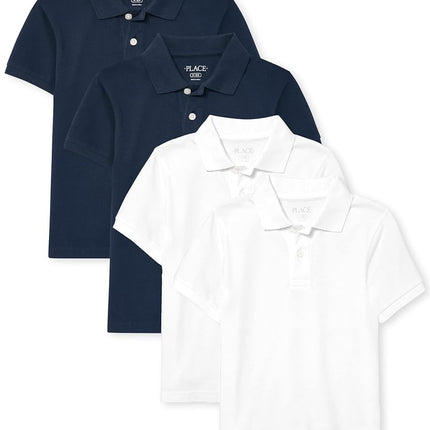 The Children's Place boys Short Sleeve Pique Polo