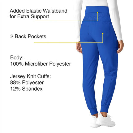 WonderWink Women's Maternity Jogger Pant, Royal, Small