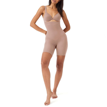 Spanx Women's Higher Power Short, Cafe Au Lait, 1X