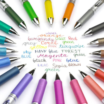 Pentel BL77 EnerGel XM Retractable Gel ink Rollerball Pen, 0.7mm Tip, Lime Green ink (Pack of 12)