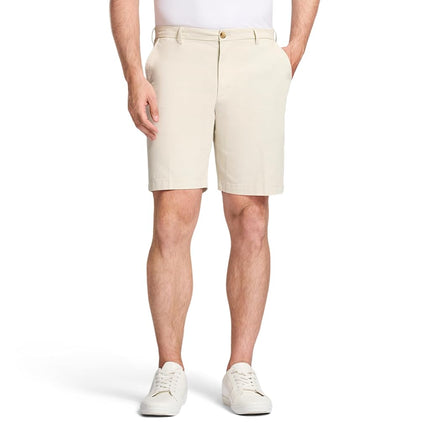 Izod Men's Saltwater 9.5" Flat Front Chino Short C