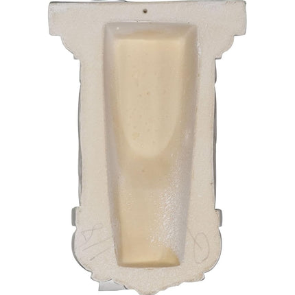 Ekena COR05X02X08EM 5 1/2" W x 2 3/4" D x 8 1/4" H Emery Leaf Corbel, Primed