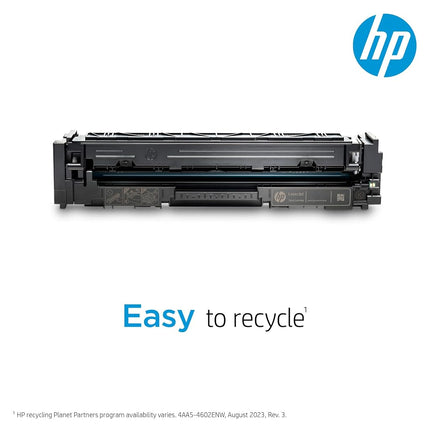 HP CF401X 201X High Yield Original LaserJet Toner Cartridge, Cyan, Single Pack