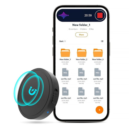 128G (1600 Hour) Magnetic Voice Activated Recorder