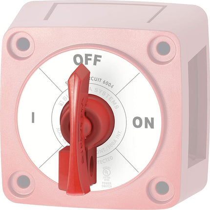 Blue Sea Systems 7903 m-Series Battery Switch Key Lock Replacement, Red