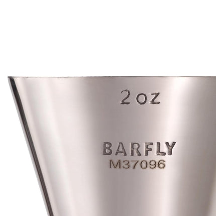 Barfly Cocktail Measuring Jigger, 1 oz x 2 oz, Banded