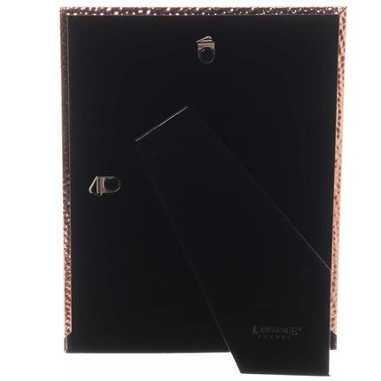 Lawrence Frames Hammered Polished Metal Picture Frame, 5x7, Copper