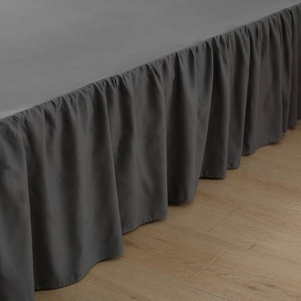 xuan dian Bed Skirt Full Size Ruffled Bed Skirts with Split Corners