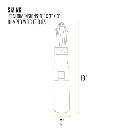 Carhartt Training Dog Retrieving Bumper, Hunter Orange, Large