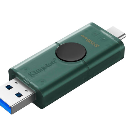 Kingston DataTraveler Duo USB Flash Drive 256GB USB-A + C 3.2 DuoG2 - DTDEG2/256GB