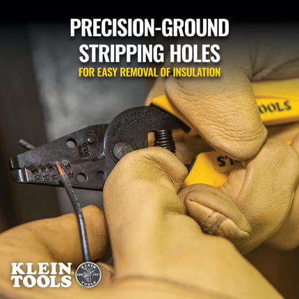 Klein Tools 11048 Dual Wire Stripper Cutter for Solid Wire