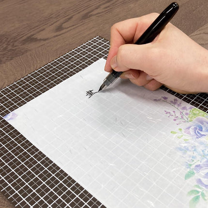 Kyoei WMS-A4-RBC Plastic Underlay Writing Mat, A4+, Brown & Camel