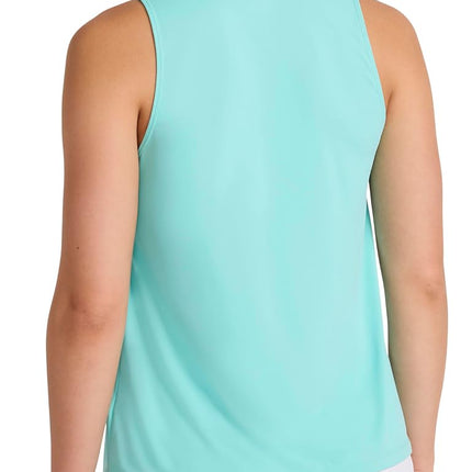 Reebok Apparel Women's Id Train Tech Crewneck Tank Top, Ai Aqua, XL