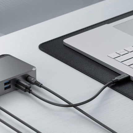 ALOGIC MX3 4K Triple Display 11-in-1 Docking Station with 100W Laptop Charging for windows, 3x DisplayPort, 3x USB-A, USB-C, 3.5mm TRRS Audio/Microphone Jack, RJ45 Ethernet, SD & Micro SD Card Reader