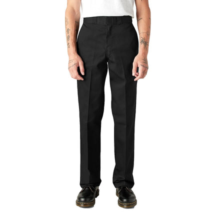 Dickies Pantalones de trabajo originales 874 para hombre, casual de negocios, color negro, 28W x 30L