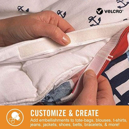 Velcro(r) Brand Fasteners Sticky Back for Fabrics: No Sewing Needed - 24-inch X 3/4-inch Tape - Black