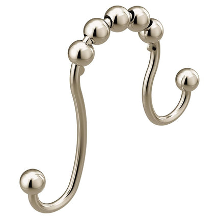 Moen SR2201NL Collection Shower Curtain Ring Pack of 12, Polished Nickel