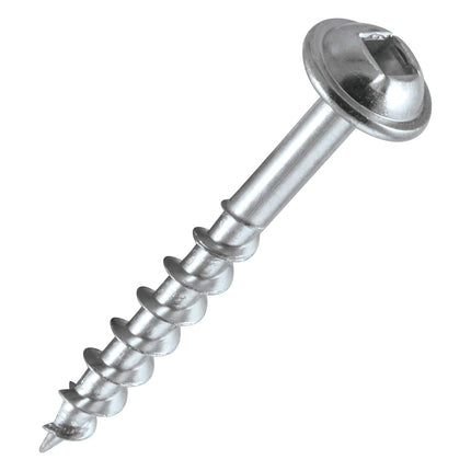 Trend Pocket Hole Screws For Hard & Softwoods, Assortment Pack Of 850, Self-Tapping Zinc Coated Square Drive Screws In Carry Case, PH/SCW/PK1