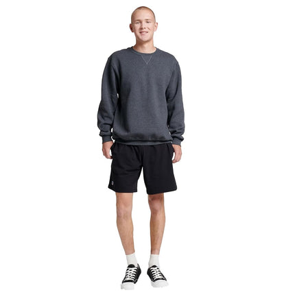 Russell Athletic Men's Dri-Power Fleece Sweatshirt, Black Heather, XXX-Large