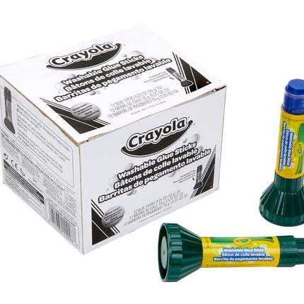 Crayola BINNEY & SMITH / CRAYOLA Washable Glue Stick, .3oz, Stick, 12 per Pack