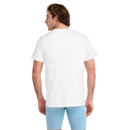 Jockey T-shirts classiques à col rond blancs pour homme – Lot de 6, Diamond White, S