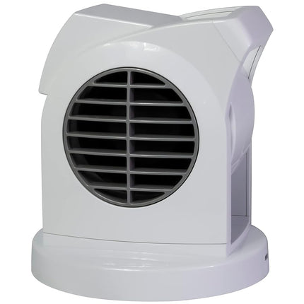 Lasko MyCool D300 Mini USB Desk Fan with 40in. USB Cable and Bonus AC Adapter – Small Quiet Portable Personal 2-Speed Fans for Staying Cool at Home, Work, Office, Dorm, Car, and Travel, White
