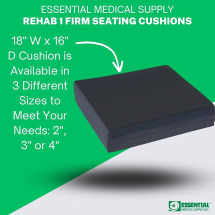 Essential Medical Supply Rehab 1 Cushion, 18 Inch X 16 Inch X 2 Inch