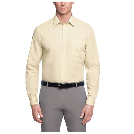 Van Heusen Men's Dress Shirt Regular Fit Poplin So
