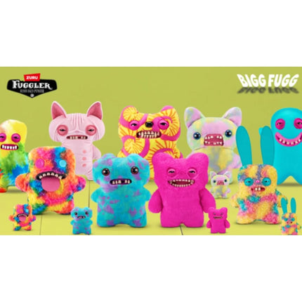 ZURU Fugglers Bigg Fuggs - Big Funny Ugly Monster Plush - 17 inches (Old Tooth)